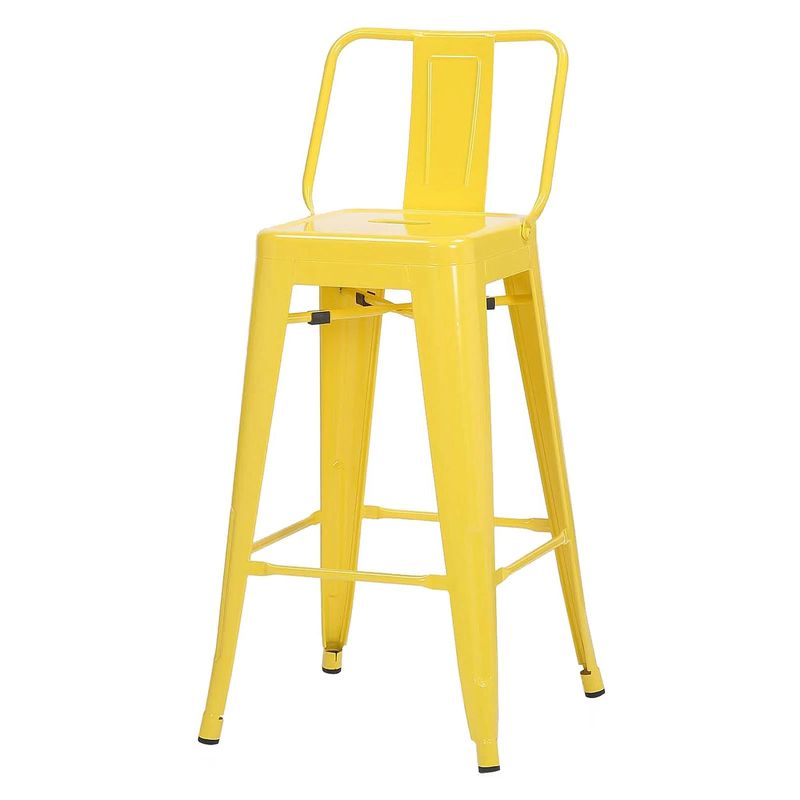 PROCHEF - Silla Alta Tolix Amarillo Brillante 1 Unidad