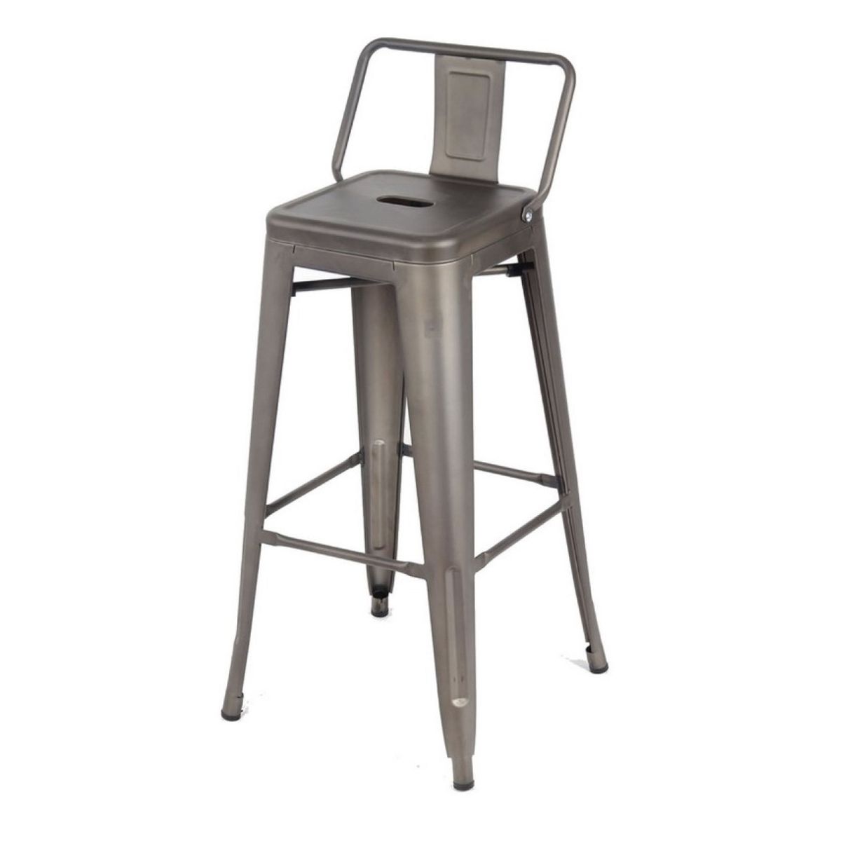 PROCHEF - Silla Alta Tolix Gris Gunmetal 1 Unidad