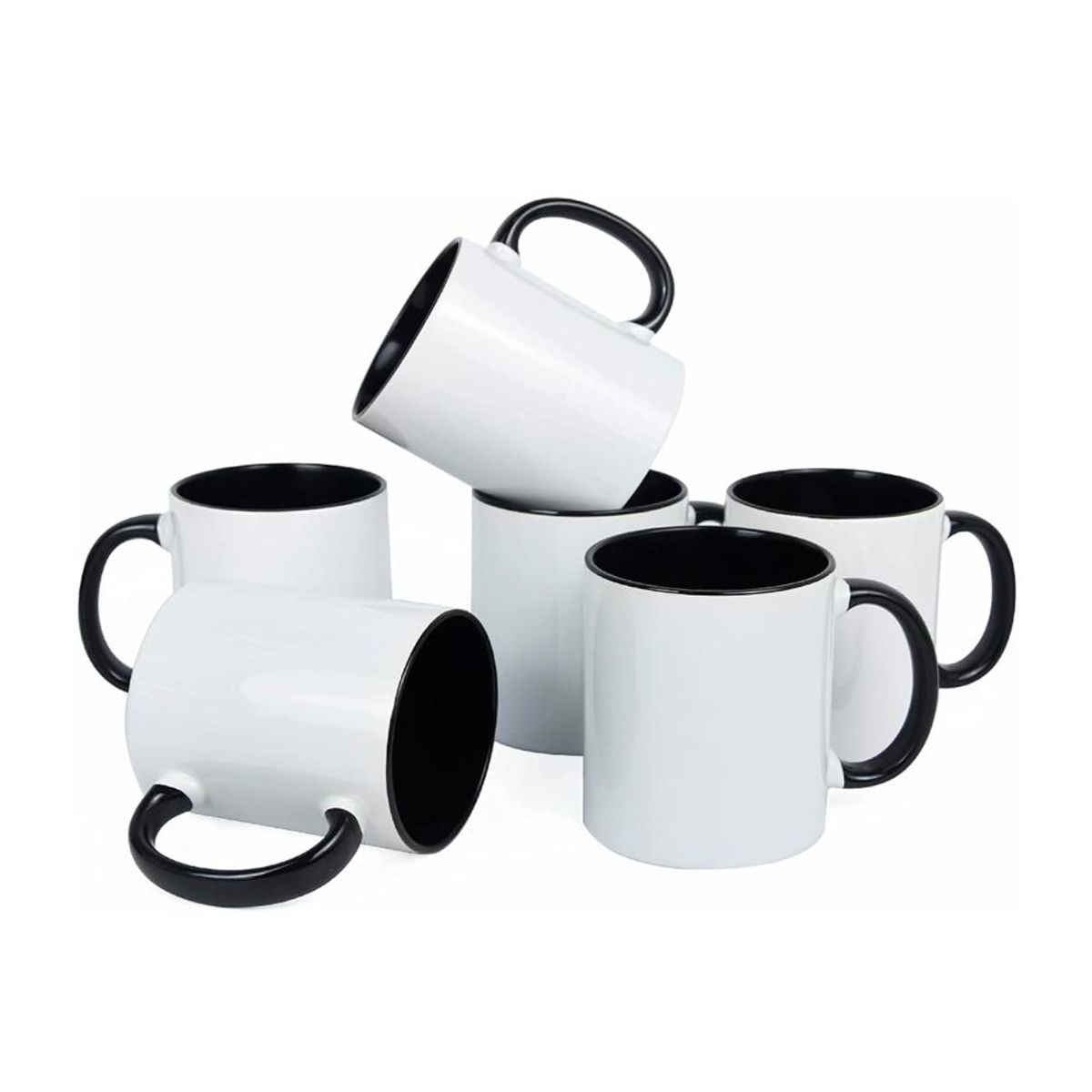 DETODOYMAS - Caja 36 Tazones de colores para estampar Sublimación Grado AA 11oz DETODOYMAS