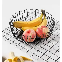 GENERICO - Cesta De Metal Para Frutas Y Verduras Centro De Mesa