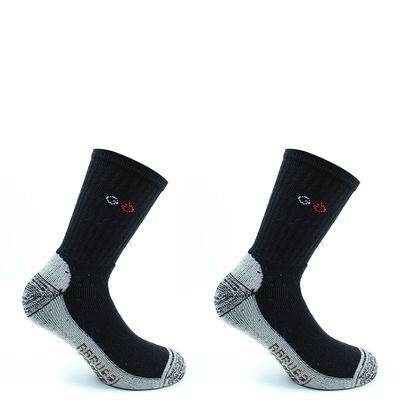 Imagen 1 del producto Calcetín Cobre + Algodón Deportivo Bi-Pack - Negro