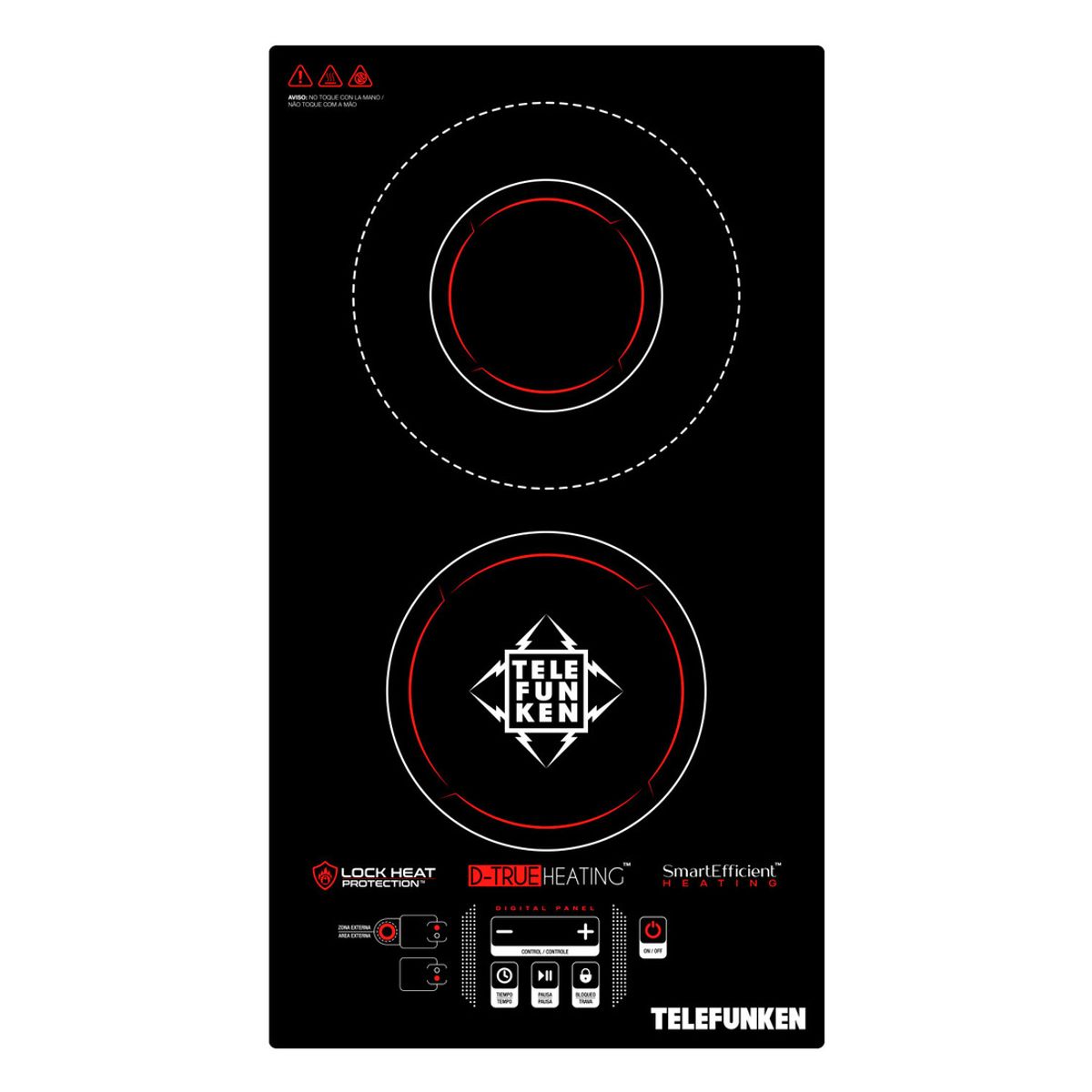 Cocinilla Empotrable Vitrocerámica Telefuken TF AV2040 TELEFUNKEN, marca TELEFUNKEN - Foto 2