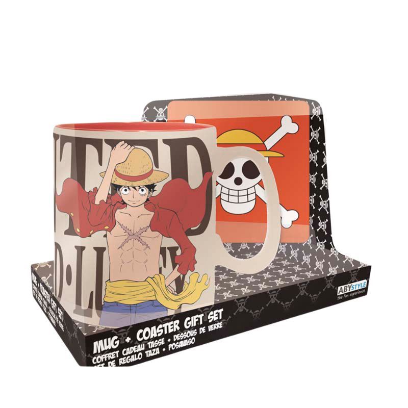 ABYSTYLE - Set Taza Luffy y Posavasos One Piece ABYSTYLE
