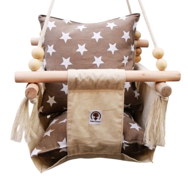 GENERICO - COLUMPIO ERGONÓMICO PARA BEBE CON CINTURON DE SEGURIDAD