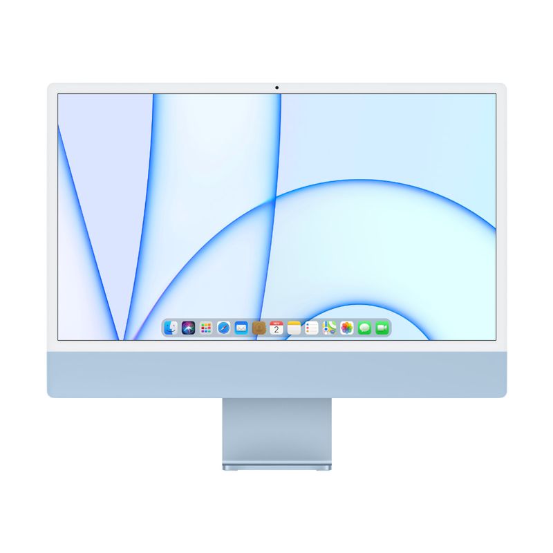 APPLE - Apple iMac 24" M1" 8 CPU 8 GPU 8 GB RAM 256GB SSD (2021) Azul Reacondicionado