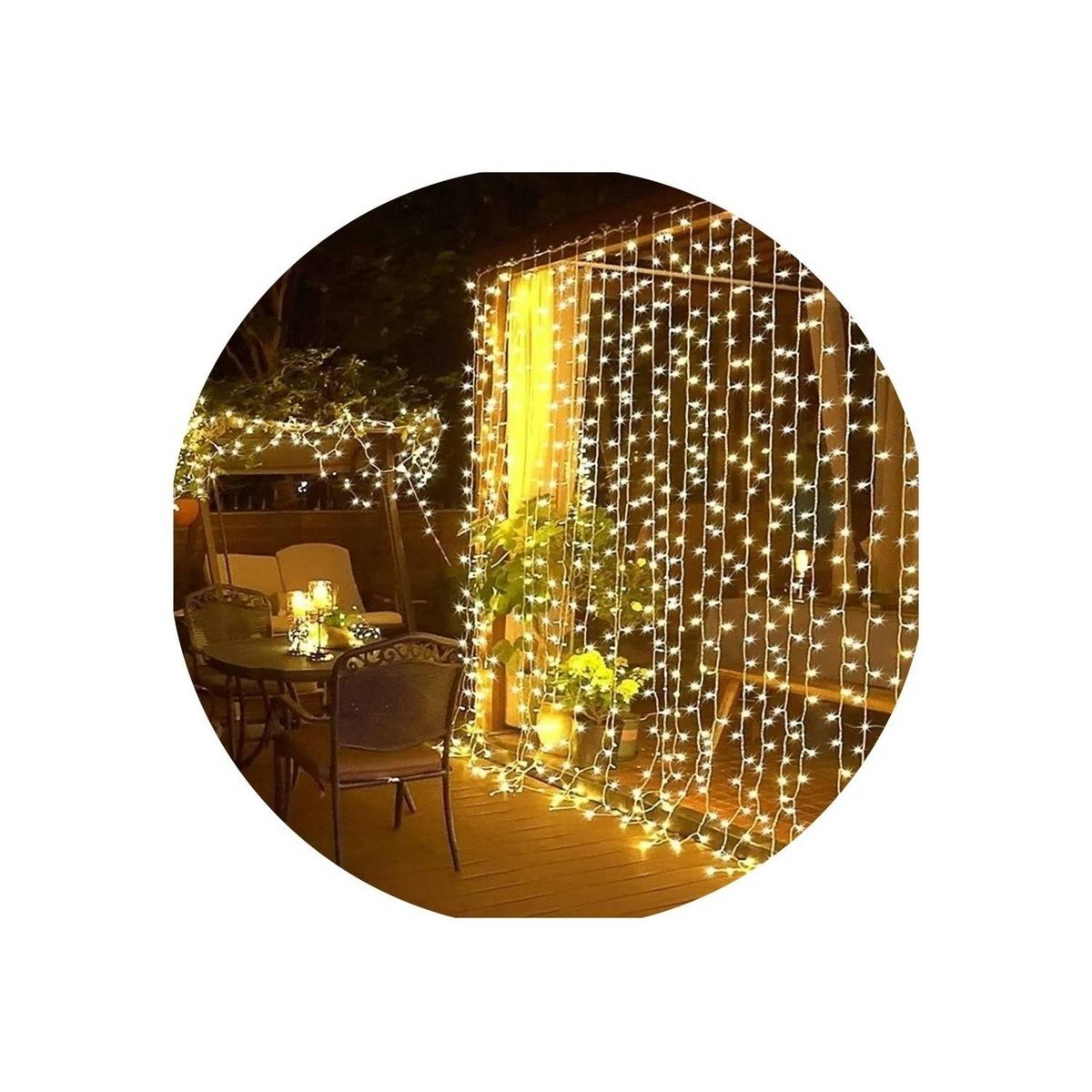 U BUY - Cortina 480 Led 6x2 Mts Matrimonio Eventos Jardín Navidad