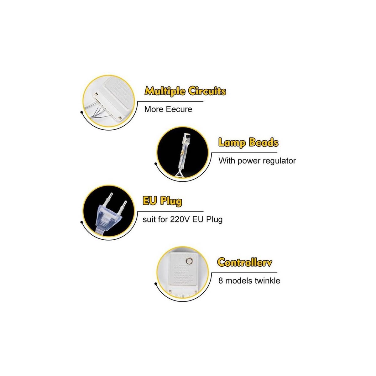 U BUY - Cortina 480 Led 6x2 Mts Matrimonio Eventos Jardín Navidad