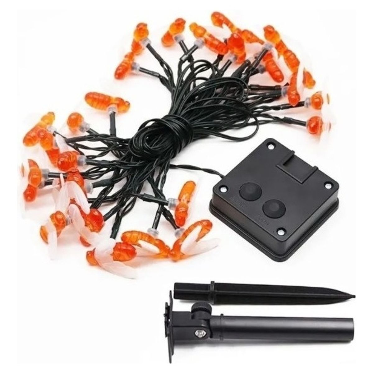 U BUY - Lampara Guirnalda Luces Led Solar Abeja Calido 10m