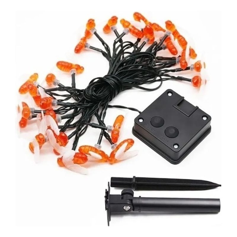 U BUY - Lampara Guirnalda Luces Led Solar Abeja Calido 10m