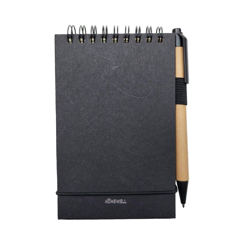 HOMEWELL - Libreta Negra 10*15cm 50 Hojas HOMEWELL