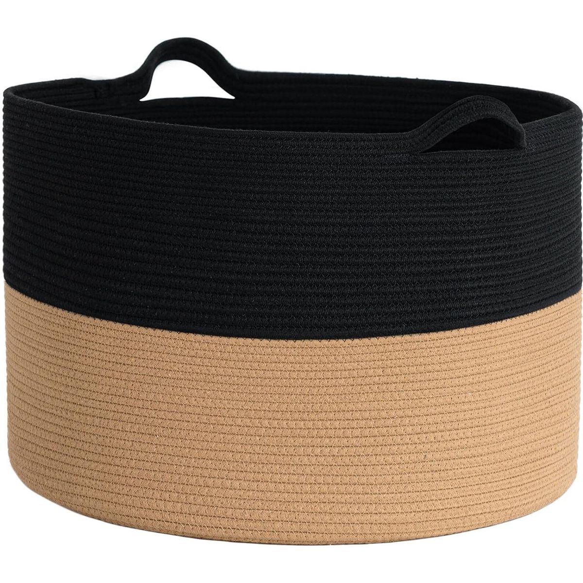WAKESHOME - Cesta Canasto Para Ropa Juguetes Mantas Decoración con Asa