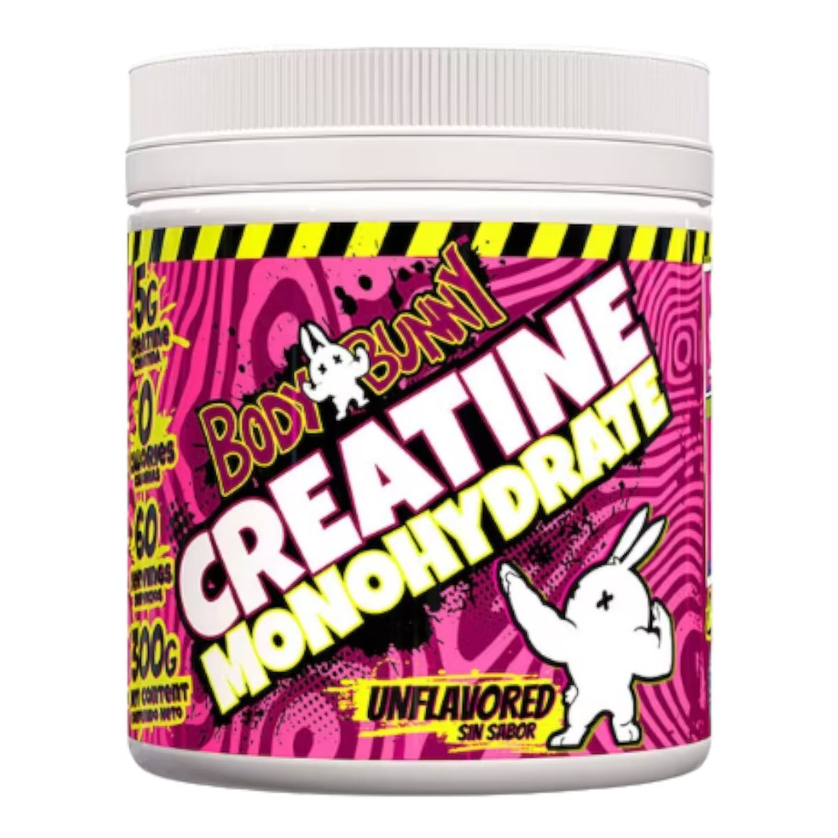 BODY BUNNY - Creatina monohidratada 300gr - 60 servicios - Bodybunny