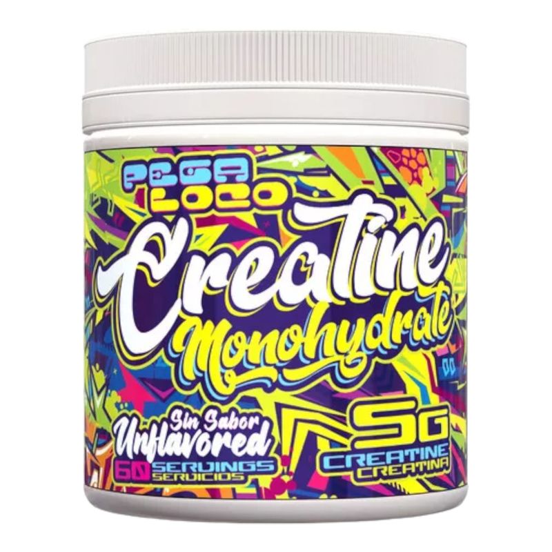 PEGA LOCO - Creatina monohidratada 300gr - 60 servicios - Pegaloco