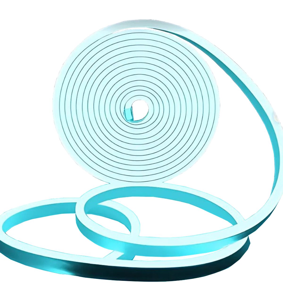 CRUSEC - Luz Led Neón De Silicona Impermeable 5m USB - Azul