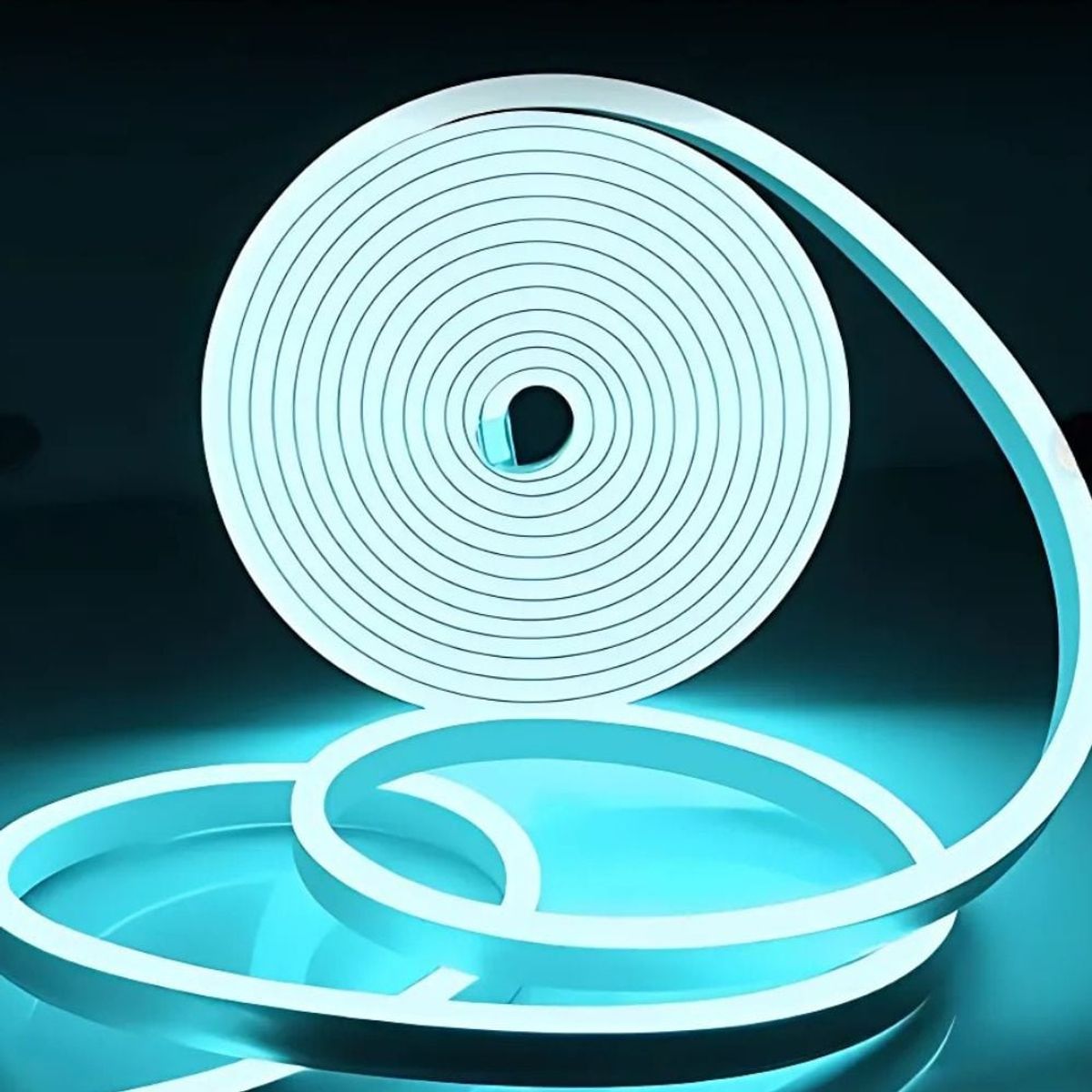 CRUSEC - Luz Led Neón De Silicona Impermeable 5m USB - Azul