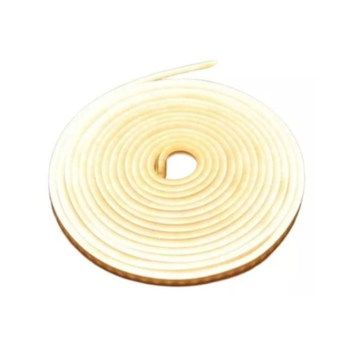 CRUSEC - Luz Led Neón De Silicona Impermeable 5m USB - Amarillo