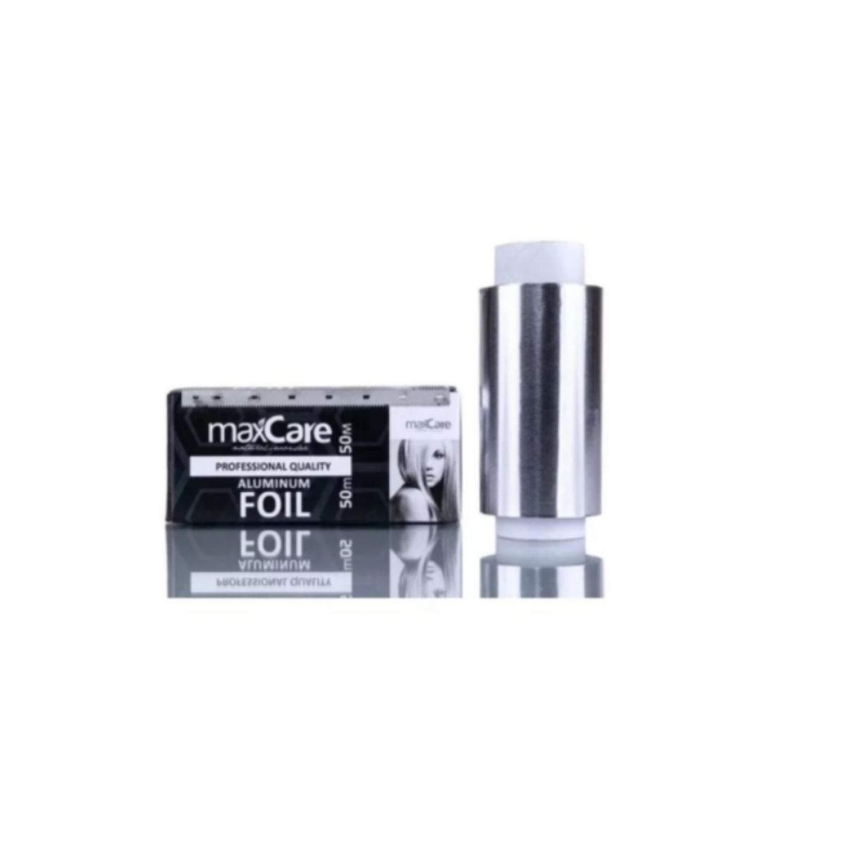 GENERICO - MaxCare® Papel Aluminio de 50 Metros para Peluqueria.