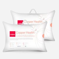 Set 2 Almohada Microfibra Copper Health 50x70 cm Americana