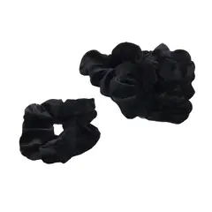 COSMETICAVAL - Kit 10 Colet elástico revestidos en tela negro.