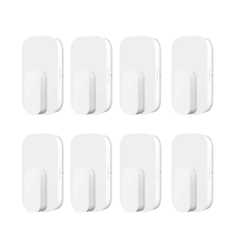 AQARA - Pack 8x Sensor De Puerta Y Ventana Aqara T1 Blanco