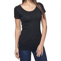 Pack 6 Poleras Negras Algodón Mujer