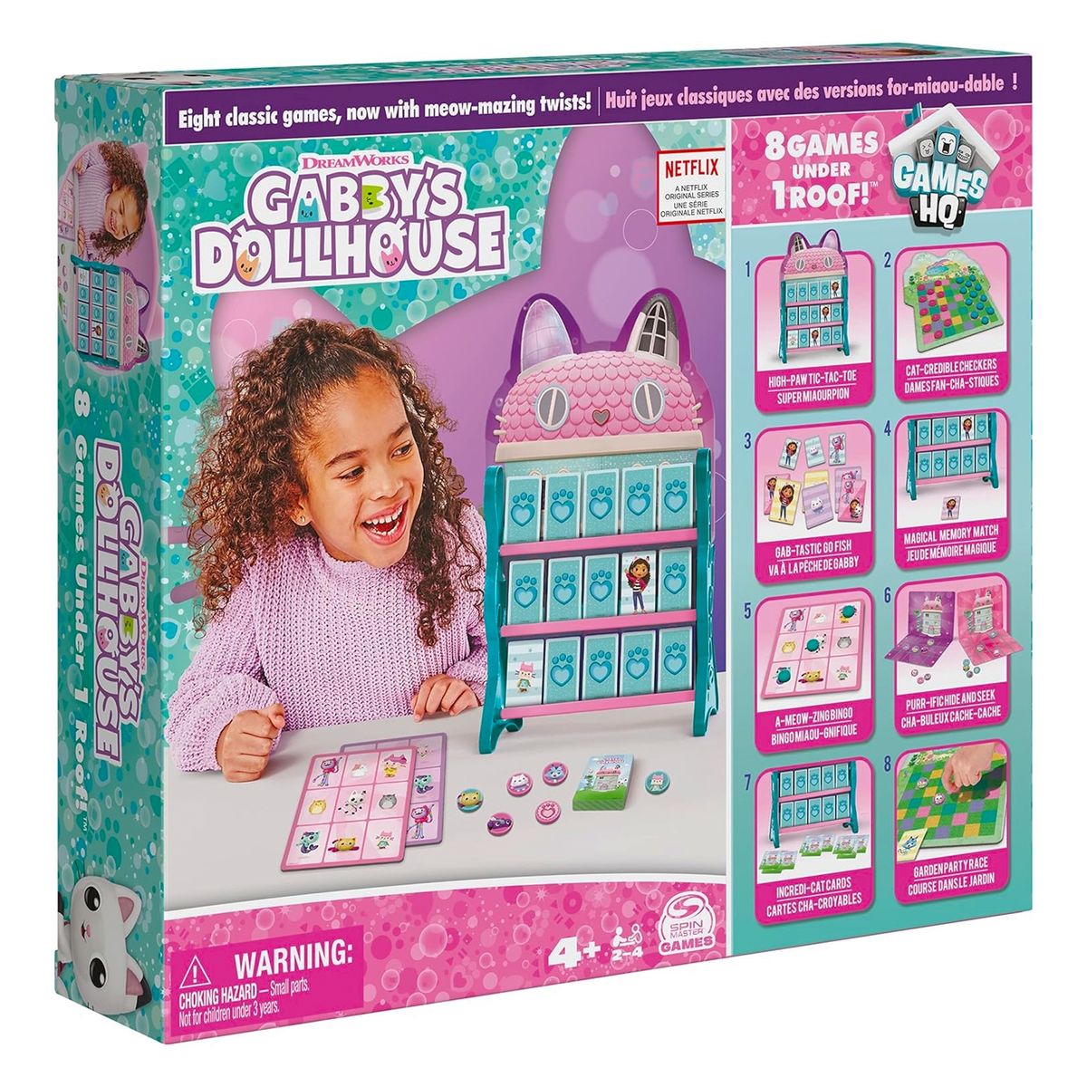 IMEXPORTA - 8 Juegos bajo un mismo techo-Gabby's Dollhouse