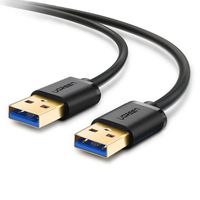 Cable M/M 3.0 USB-A/USB-A 2M Negro
