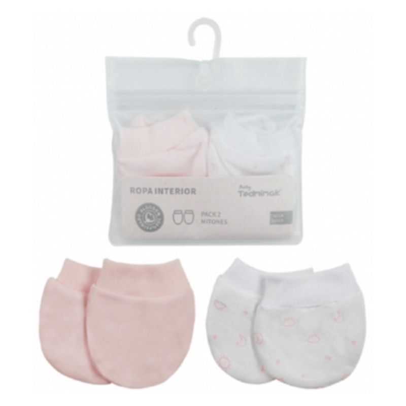 TEDMIMAK - Set 2 Pares de Mitones para Bebés