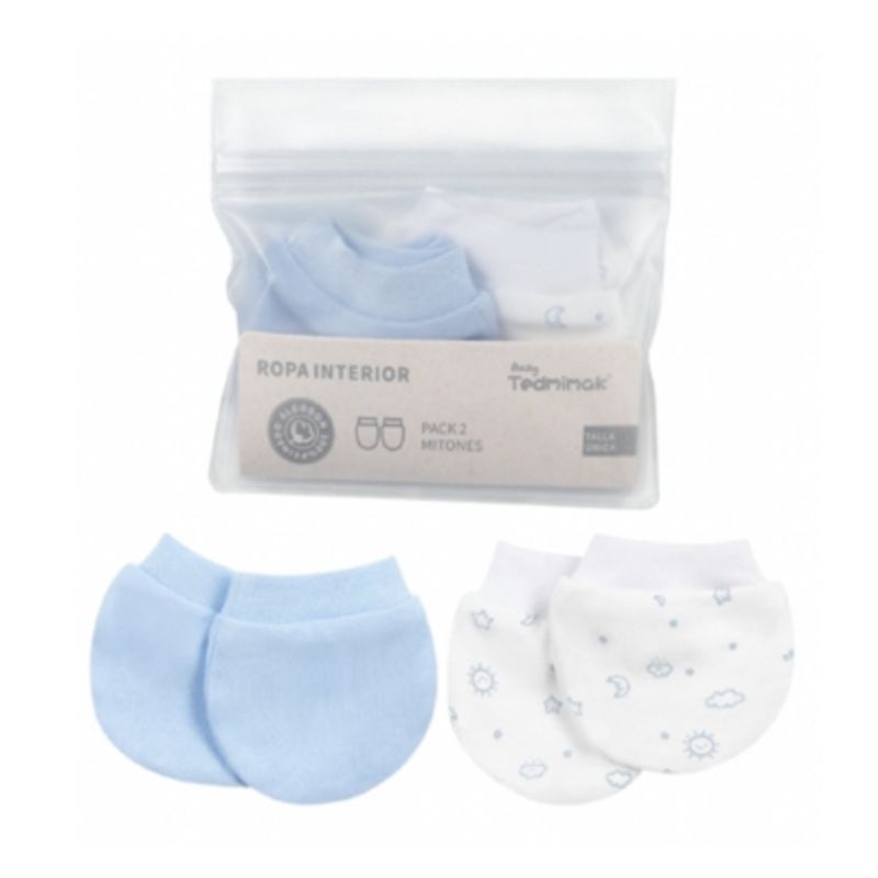 TEDMIMAK - Set 2 Pares de Mitones para Bebés