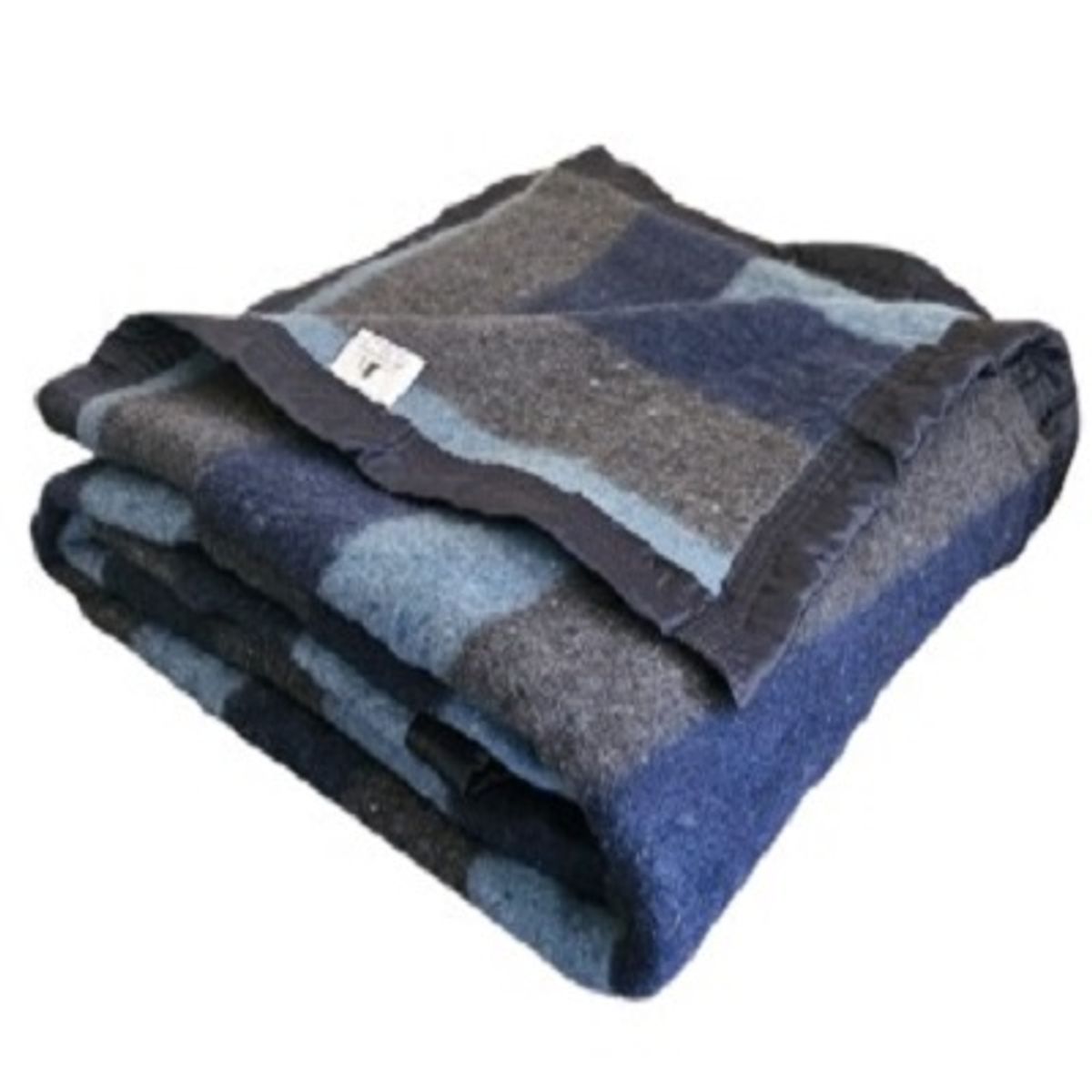 EL CASTILLO FRAZADAS - Frazada Térmica Azul-Gris 1,5 plazas
