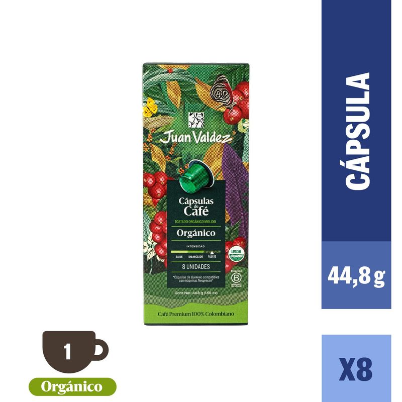 JUAN VALDEZ - Cápsulas Espresso Orgánico
