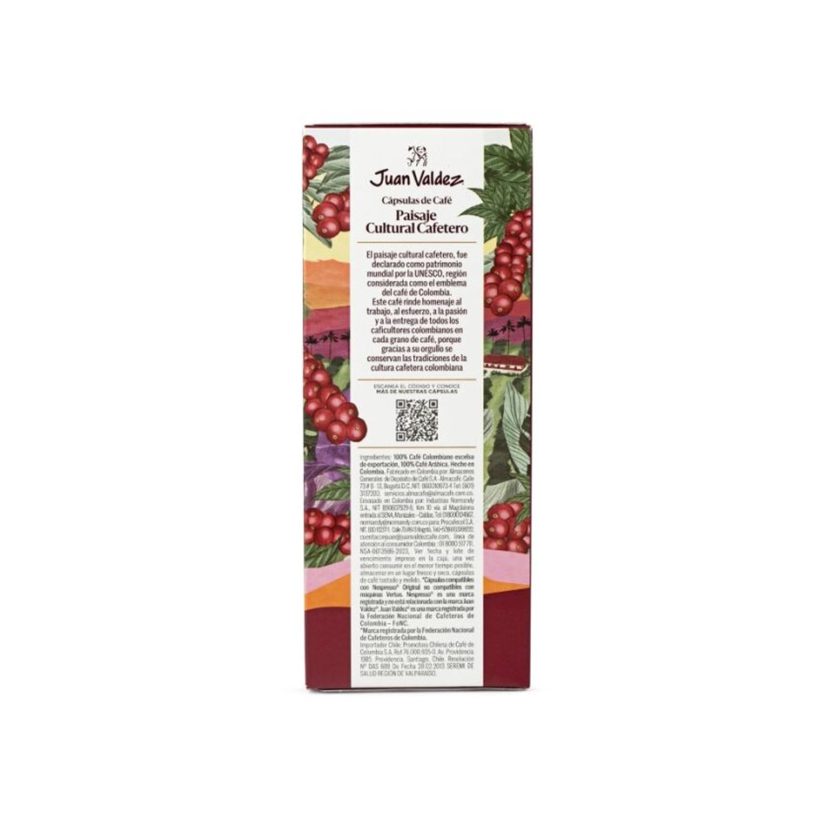 JUAN VALDEZ - Cápsulas Espresso Paisaje Cultural Cafetero