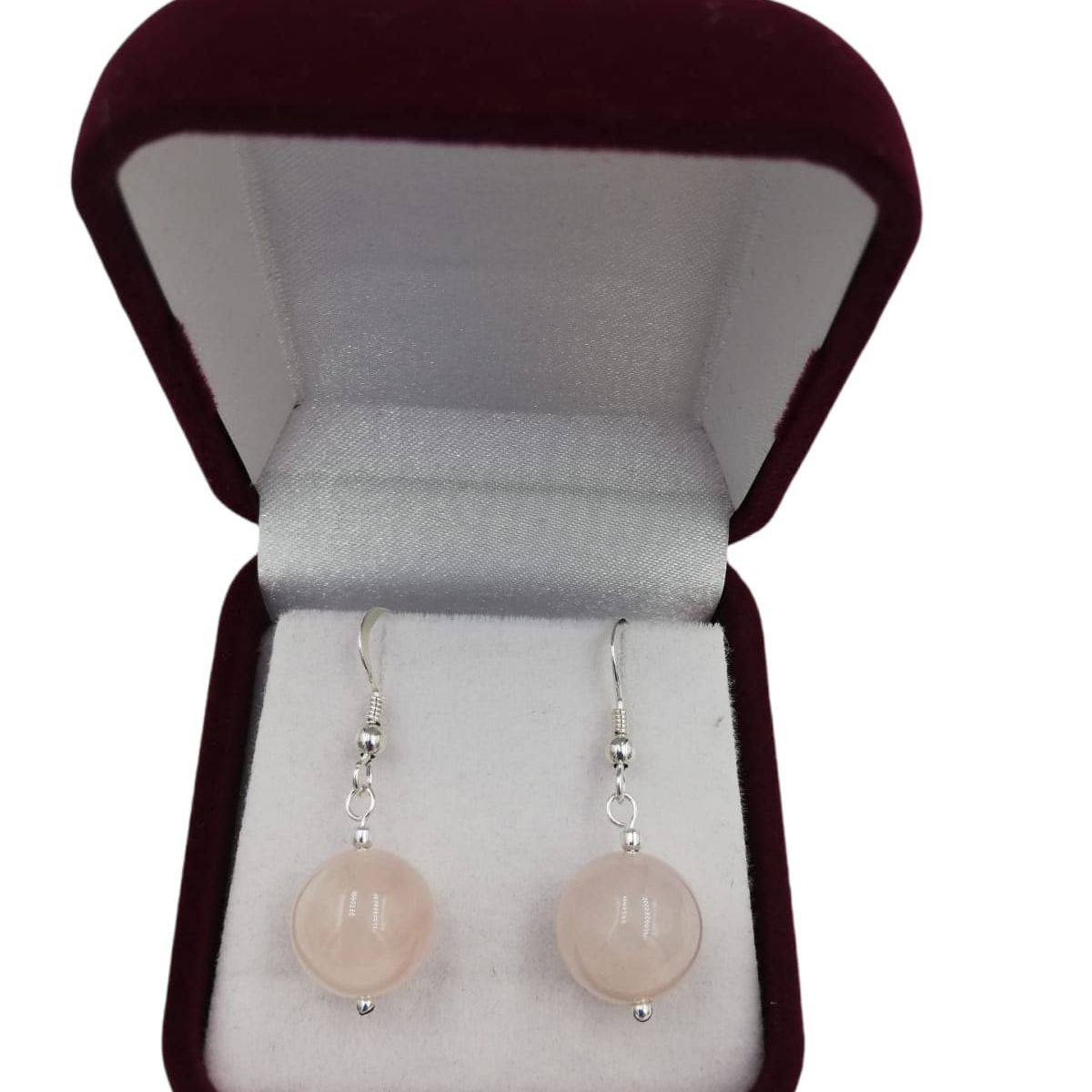 GENERICO - Aros cuarzo rosa