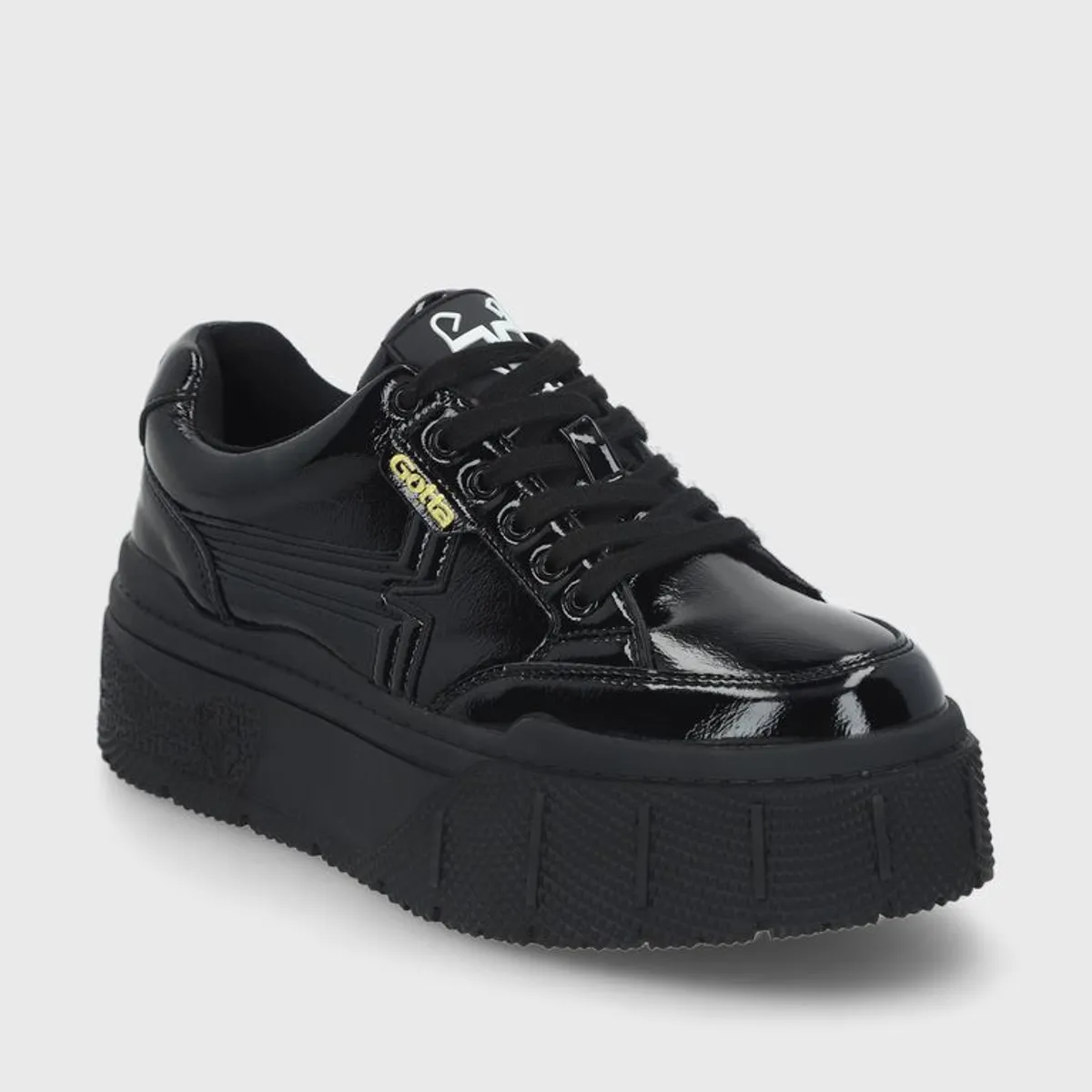 GOTTA - Zapatilla Negra Charol Mujer 43051