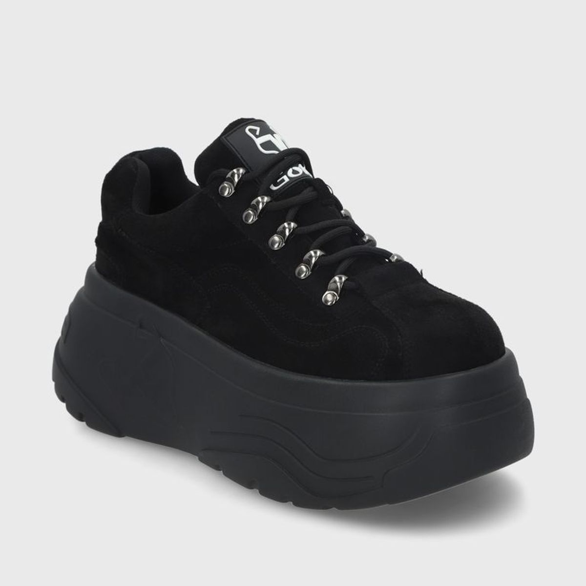 GOTTA - Zapatilla Plataforma Negra Mujer 43061