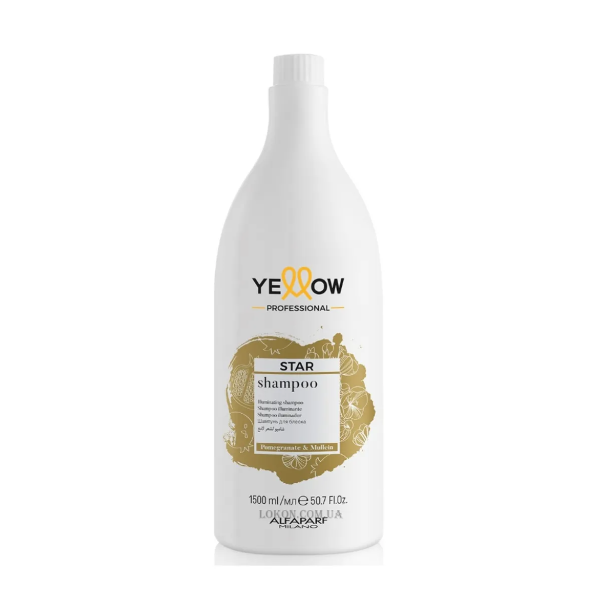 ALFAPARF MILANO - SHAMPOO BRILLO ILUMINADOR YELLOW STAR ALFAPARF 1500 ML.