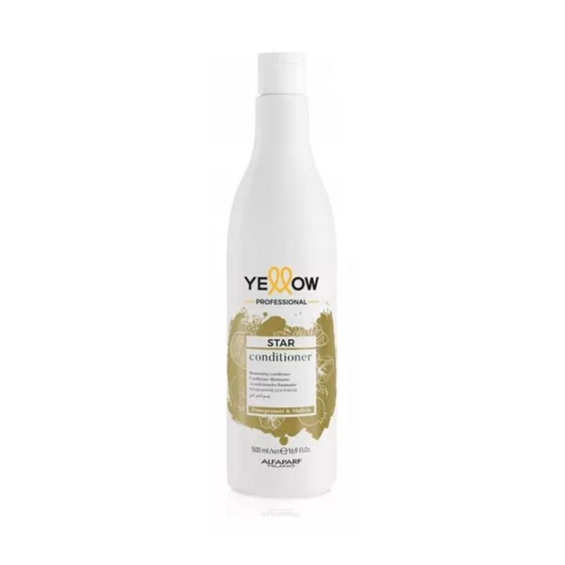 ALFAPARF MILANO - ACONDICIONADOR BRILLO ILUMINADOR YELLOW STAR ALFAPARF 500 ML.
