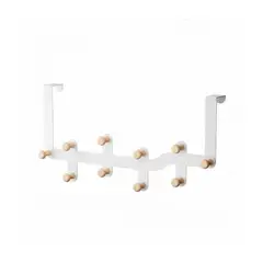 SANTU HOME & DECO - Perchero para Puerta 10 Ganchos Blanco