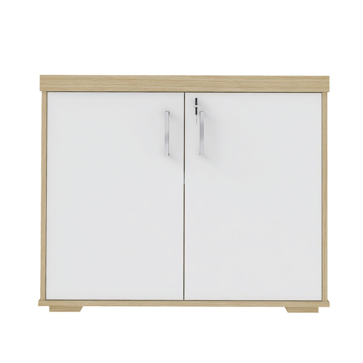 RODLER - Estante Organizador Delux Blanco con roble RODLER