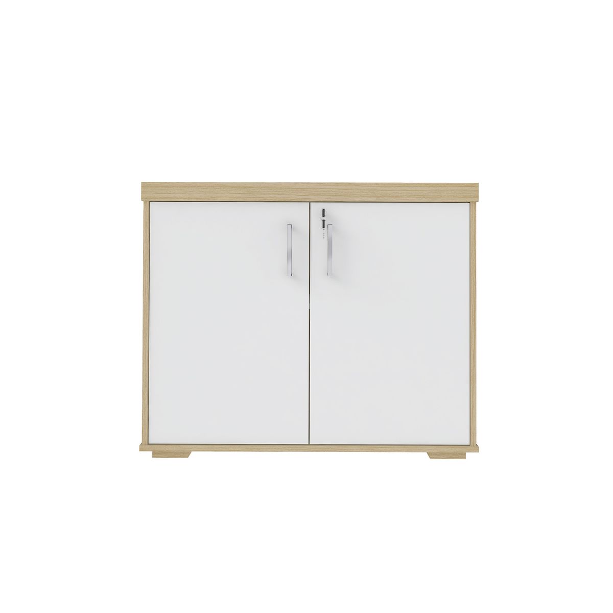 RODLER - Estante Organizador Delux Blanco con roble RODLER