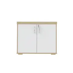 RODLER - Estante Organizador Delux Blanco con roble