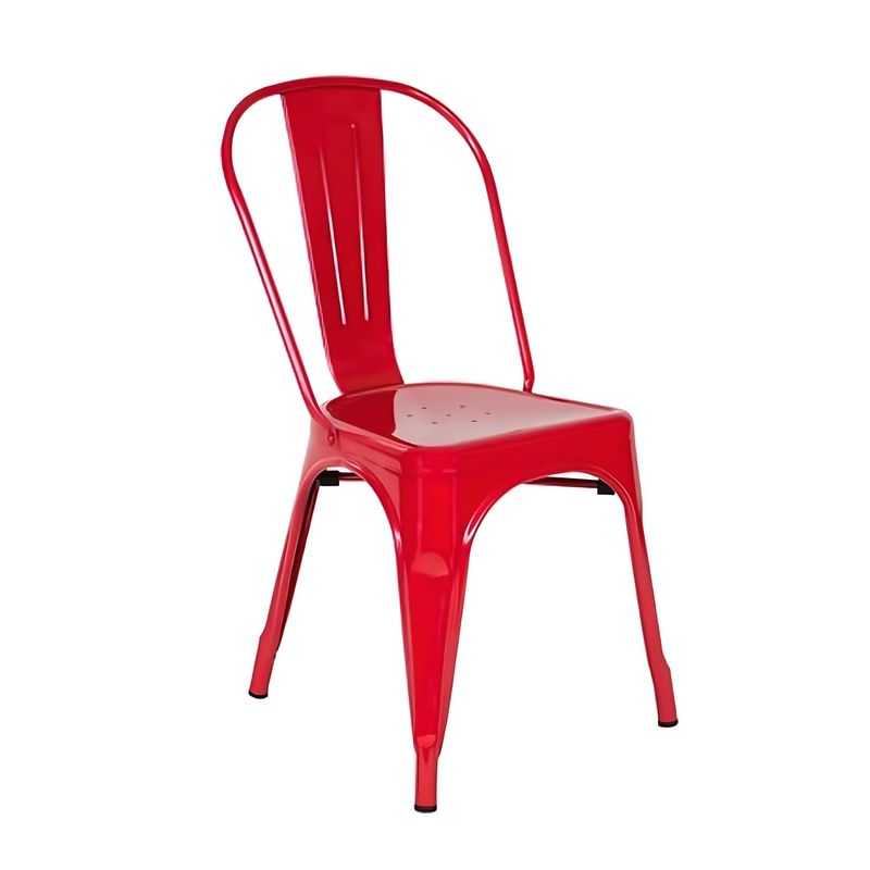 PROCHEF - Silla Tolix Rojo Brillante 1 Unidad