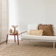 AMOBLE - Cojin Dion Natural Claro Rectangular Amoblé