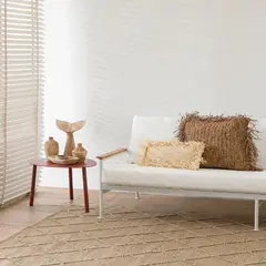 AMOBLE - Cojin Dion Natural Claro Rectangular Amoblé