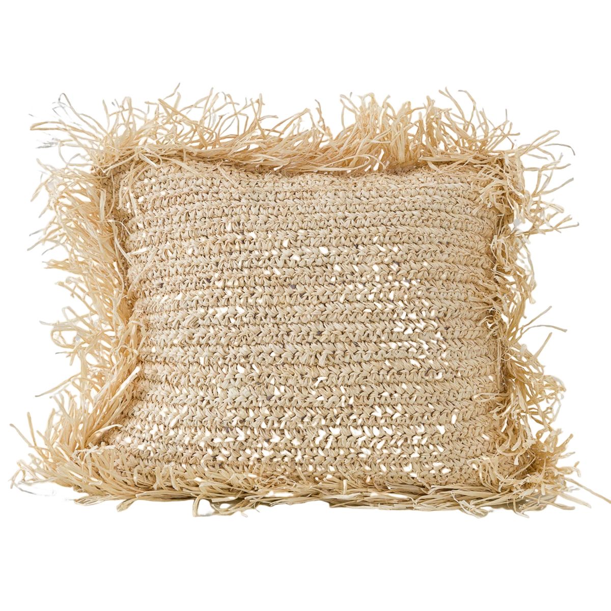 AMOBLE - Cojin Dion Natural  Claro Cuadrado  Amoblé