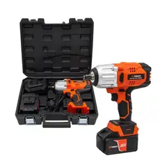 GENERICO - Llave De Impacto 1/2"20v Brushless Bat 4ah +Cargador +maleta