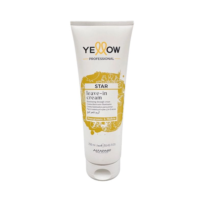 ALFAPARF MILANO - CREMA TERMOPROTECTORA BRILLO INTENSO LEAVE IN YELLOW STAR ALFAPARF 250 ML.