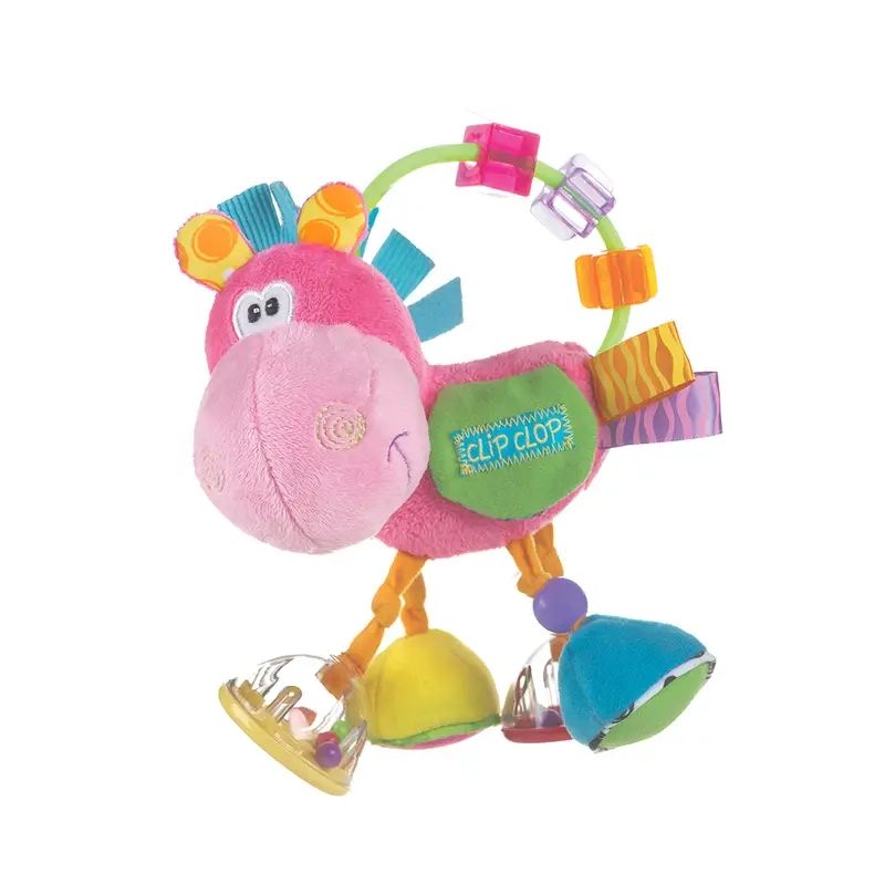 PLAYGRO - Sonajero Playgro Clip Clop Rosado Con Actividades