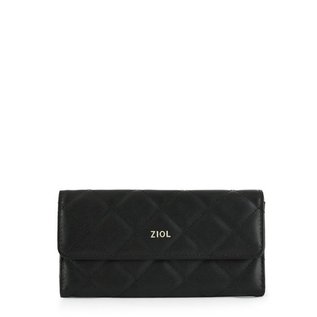 ZIOL - Billetera grande bouffi negro