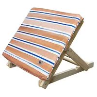 Reposera o respaldo de playa líneas beige